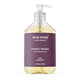 Deep Steep Argan Oil Liquid Hand Wash, Fig Apricot, 17.6 Fluid Ounce