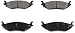 DuraGo BP898 C Rear Ceramic Brake Pad