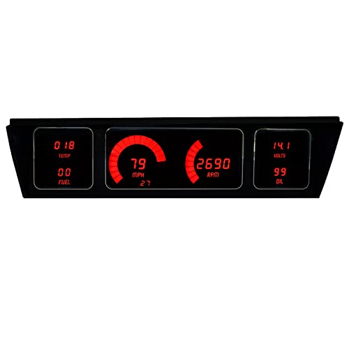 Intellitronix LED Digital Replacement Gauge Panel for 1977-1