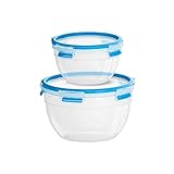  EMSA 2er-Set Frischhaltedosen Clip & Close Vorratsdose