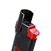 RAW Phoenix Black Classic Lighter - Refillable with Built-in Poker - Sleek, Durable & Wind-Resistant + Exclusive for ESD Mini Black Rolling Tray Keychain - No Gas Included