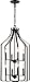Kichler 42498OZ Morrigan Chandelier, 8-Light 480 Total Watts, Olde Bronze