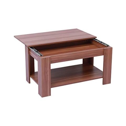 Kingwudo® Walnut Sliding Top Coffee Table Cover