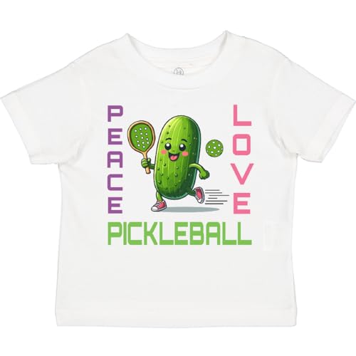 inktastic Funny Peace Love Pickleball Toddler T-Shirt