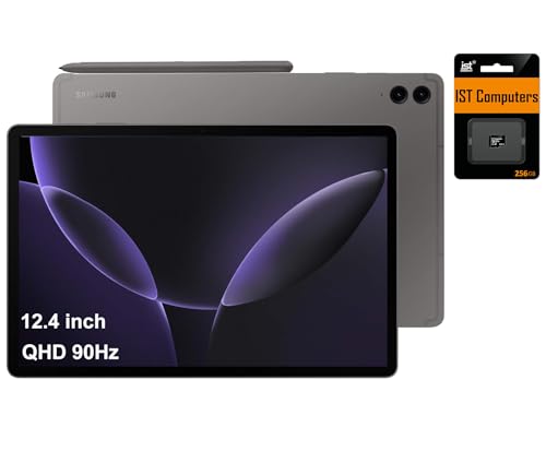 Image of Samsung Galaxy Tab S9 FE+ Plus Android Tablet (12.4 inch Touchscreen, 8GB RAM, 128GB Storage + 256GB SD Card, 18-Hr Long Battery Life, S Pen, 1 Front Camera + 2 Rear Cameras, Lightweight Design), SM-X610 | Touchscreen, 18-Hr Long Battery Life, S Pen, 1 Front Camera + 2 Rear Cameras, Lightweight Design, Slim, Android, SM-X610