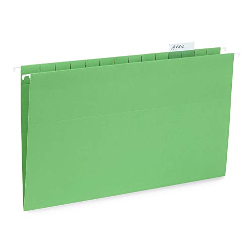 Blue Summit Supplies Legal Size Hanging File Folders, Legal Size, 25 Reinforced Hang Folders, Designed For Home And Office Color Coded File Organization, Assorted Colors, 25 Pack #TOP2
