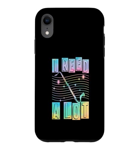 I Reed A Lot Funny Bass Clarinet Pun ���[���A �X�}�z�P�[�X iPhone XR �p