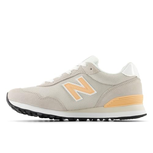New Balance Women's 515 V3 Sneaker, Moonrock/Hazy Peach/White, 5