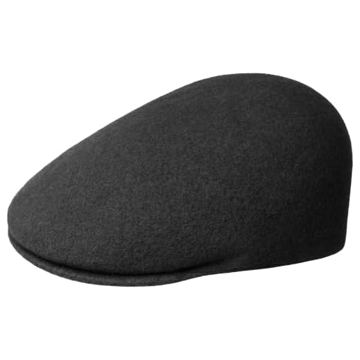 Kangol Men's Seamless Wool 507 Beret, Negro, XXL Black