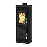 THORMA Holzofen | Verona B Top | Werkstattofen | 5 kW | Schwarz