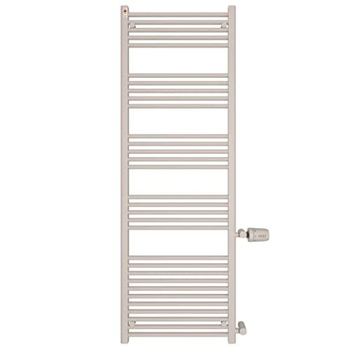 Austausch Badheizkörper Weiß – Handtuchwärmer & Handtuchtrockner mit ASR Anschluss, Heizkörper Bad aus Stahl 600 x 1750 mm 500 mm