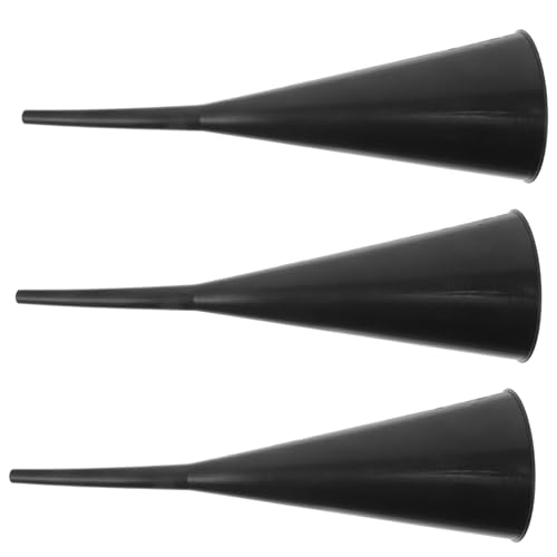 Entonnoir pour huile moteur voiture lot de 3 avec long bec plastique
