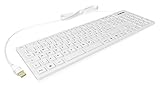mechanische tastatur wasserdicht Leiser und dennoch spürbarer Tastenanschlag mit UV-resistentem Tastenaufdruck, der nicht verblasst