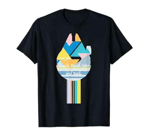 Star Wars Millennium Falcon Love t-shirt cadeau d'anniversaire original