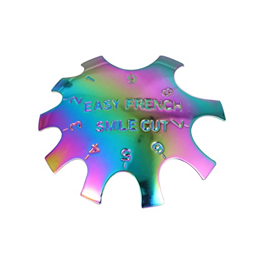 Plaque de nail art en acier inoxydable durable et précise