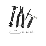 YFFSFDC 自転車 チェーンカッター マスターリンクプライヤー チェーンチェッカー（摩耗ゲージ/ジョイントクランプ機能） チェーンフック付き 6～12速対応 工具セット チェーン修復工具 自転車修理工具 ロードバイク用 修理メンテナンスツール