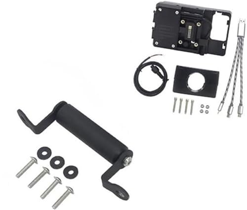 Wivplex �I�[�g�o�C�d�b�}�E���g TRACER700�p Tracer 700 2020 2021�p �I�[�g�o�C�X�^���h�z���_�[ �g�ѓd�bGPS USB���C�����X�[�d�i�r�Q�[�V�����u���P�b�g �I�[�g�o�C�d�b�}�E���g(�u���b�NUSB 22mm�X�^���h)