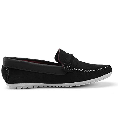 Mocassim Masculino La Faire Com Chinelo e Cinto (43, Preto-Âncora)