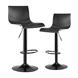 Verstellbare Barhöhe Terrassenstühle 2er Set - Thekenhöhe Hocker für Küchentheke