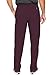 Med Couture Men’s Scrub Set V-Neck Top MC7477 & Straight Leg Pant with Ultra Soft, 2-Way Stretch, Easy Care Fabric MC7779, Wine, XL Top/XL Pant