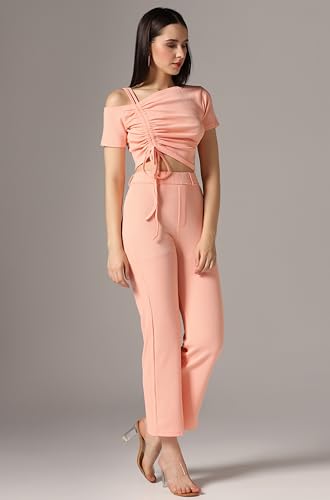 Image of TOPLOT co ord Set for Women Solid Top and Bottom