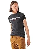 Teddy Smith Homme tee-Shirt Ticlass Basic MC Camiseta, Melange Black, L para Hombre