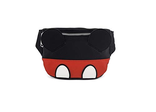 Loungefly Mickey Mouse Faux Leather Fanny Pack - ST, Red-black-white