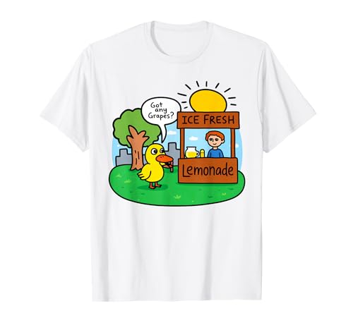 Ice Fresh Lemonade Got Any Grapes Duck Funny Gifts Meme T-Shirt