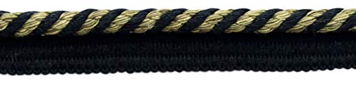 Passepoil marron avec lèvre de couture 10mm galon ameublement 7.3m