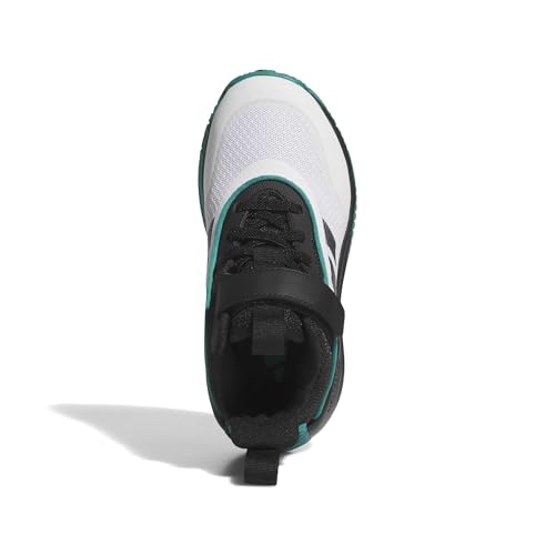 adidas Unisex-Kids Own The Game 3.0 Basketball, White/Black/Pure Teal, 12 by adidas - Used condition - US$36.82
