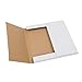 100 Packs White Vinyl Record LP Shipping Mailer Boxes, 12.5in*12.5in*1in Record Mailers, Album Paper Box, Record Album Mailer