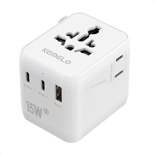 5 in 1 Reiseadapter Weltweit,Universal Adapter mit USB A,USB C,1 Weltweit Steckdose und 1 USA/JP Steckdose,Travel Reisestecker Internationaler Steckdosenadapter für EU USA UK Canada Japan Australien 5 in 1 Reiseadapter Weltweit,Universal Adapter mit USB A,USB C,1 Weltweit Steckdose und 1 USA/JP Steckdose,Travel Reisestecker Internationaler Steckdosenadapter für EU USA UK Canada Japan Australien