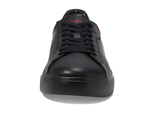 Image of Hugo Mens Cupsole Leather Lace Up Sneaker