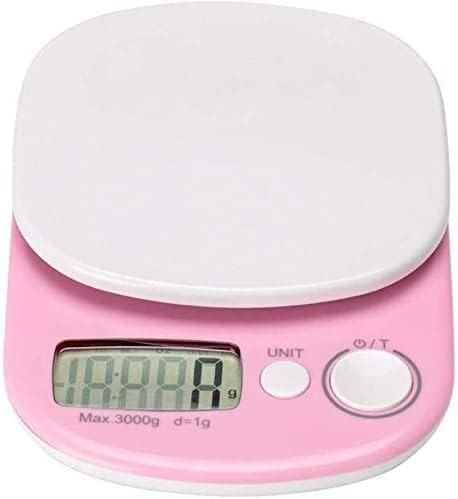 Electronic Scales Digital Kitchen Scales Electronic Food Weighing ABS Cooking Scale Home Appliance LCD Display Easy to Clean for Cooking Dieting Baking Scales