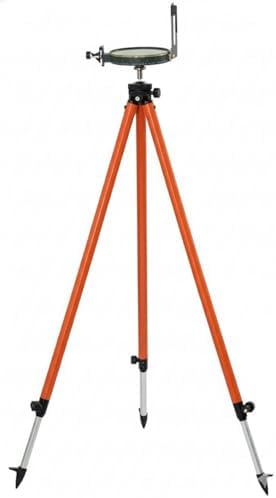 Buy Prismatic Compass Professional Surveying Compass with Orange Tripod ...