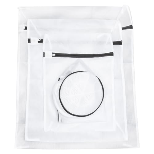 OUNONA Bolsa De Malla Blanca Para Lavar Ropa Interior Juego De 5 Unidades