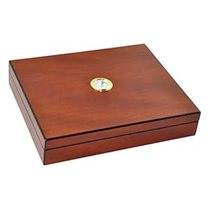 Eitida Zigarren Humidore für 20 Zigarren, handgefertigte Zigarrenkiste aus gehärtetem Glas mit Zedernholz…