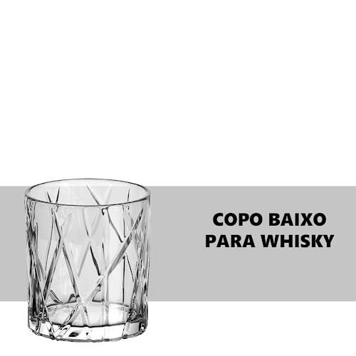 Copo Baixo para Whisky Forest 315ml Cor:Transparente