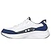 Skechers Men's Contour Foam Cozy Fit Hands Free Slip-in Sneaker,White/Navy,9.5 Wide
