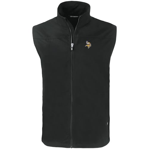 Cutter & Buck Men's NFL Primary Mark Big & Tall Charter Eco Full-Zip Vest2