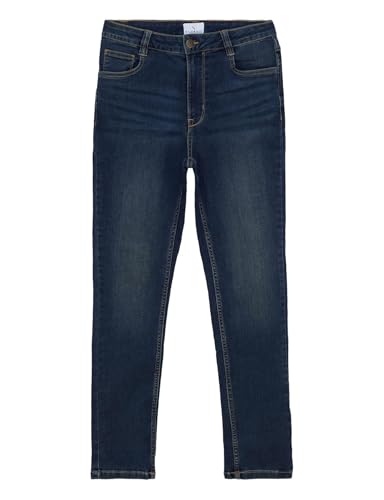 Enorsia Jean slim fit taille haute pour femme - Pantalon skinny stretch avec délavé bleu délavé...