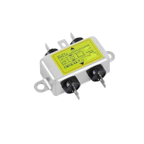 SAEVVCJWW CW1B-1A/3A/6A/10A-T(B2) supresión de interferencias de Pulso de 220V enchufable de una Sola Etapa y Filtro de Fuente de alimentación armónica de Corriente(CW1B-6A-T B2)