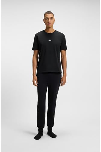 Boss Para Hombre. 50545930 Camiseta Unique Negro (Xl), Casual, AlgodóN, Manga Corta - 2