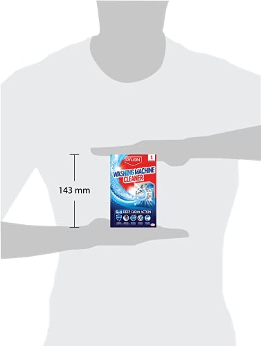 Colour Catcher Dylon Washing Machine Cleaner 1 Use, 5-in-1 Washing Machine Cleaner, Freshener and Limescale Remover for Cleaning Washing Machines, Single Application Pack