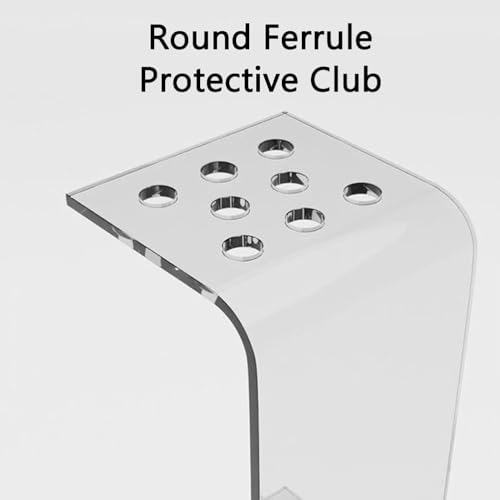 Support pour 8 queues de billard acrylique pour éviter les chutes de matériel - 6