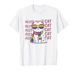 LGBTQ Pride T-Shirt – Ally Cat Regenbogenflagge T-Shirt