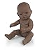 Miniland – Muñeca bebé Latina Niña de Vinilo Suave de 32cm con rasgos étnicos y sexuado para el Aprendizaje de la Diversidad con Suave y Agradable Perfume. Colección de Diferentes etnias y sexos.