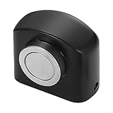 Magnetischer Türstopper aus Zinklegierung, effektive Türsicherheitslösung mit verstellbarem Magnet für den Heimgebrauch (schwarz)