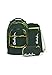 Produktbild satch pack Set 4 teilig ab 5. Klasse ergonomisch 30L Stauraum mit Schlamperbox Trinkflasche Sportbeutel Green Explorer Set - Dunkelgrün