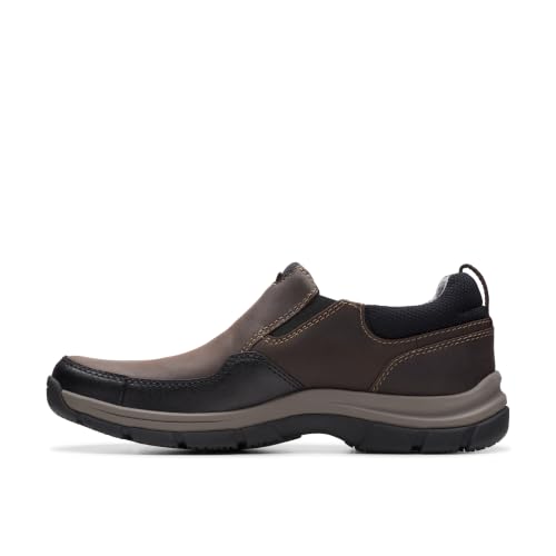 Clarks Herren Walpath Step Loafer, Dunkelbraun, 7 Wide – Ansicht 3